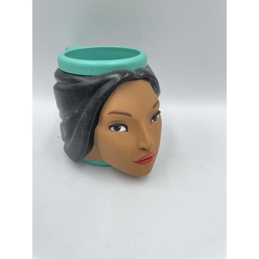 Vintage 90s Disney Pocahontas Princess Plastic Cup Applause Mug Hummingbird - Picture 5 of 8